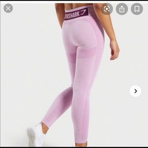 NWOT Gymshark High-Waisted Flex Leggings- Pink
